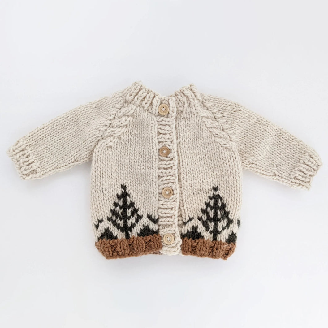 Forest Knit Cardigan Sweater - Natural