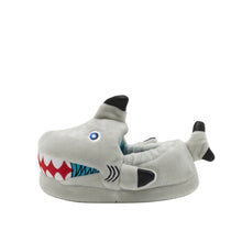 Load image into Gallery viewer, Black Tip Shark Light-Up Slippers

