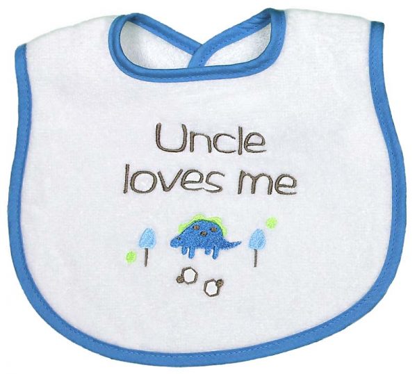 Uncle Loves Me Bib