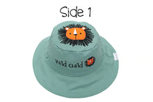 Load image into Gallery viewer, Reversible Lion/Sloth Sun Hat
