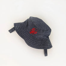 Load image into Gallery viewer, Lobster UPF 25+ Chambray Bucket Hat
