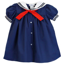 Load image into Gallery viewer, Navy Sailor Dress
